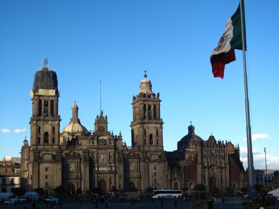Mexico, place de la constitution