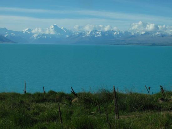 Mont Cook sur fond turquoise du lac Pukaki