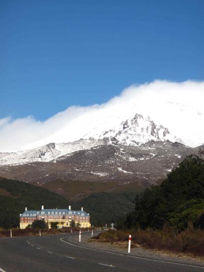 Hôtel du Château dans le parc national du Tongariro