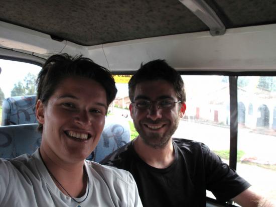 Dans le micro bus d'Ayacucho à Wari