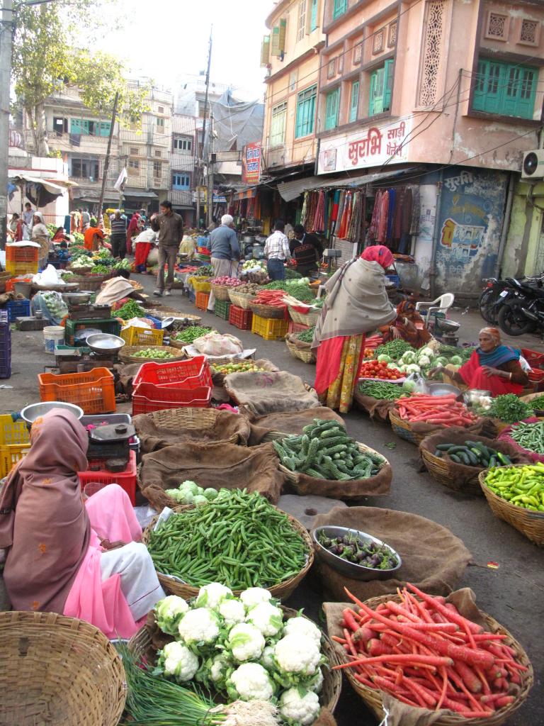 Marché aux épicesd'Udaipur